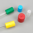 Diamond Culture Tube Cap for 18mm Glass Culture Tubes, PP, Yellow, 100/Bag