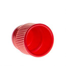 SIMPORT CENTRIFUGE TUBE PLUG CAP - Tube Plug Cap, 17mm, Polyethylene, Red, 1000/bg, 4 bg/cs