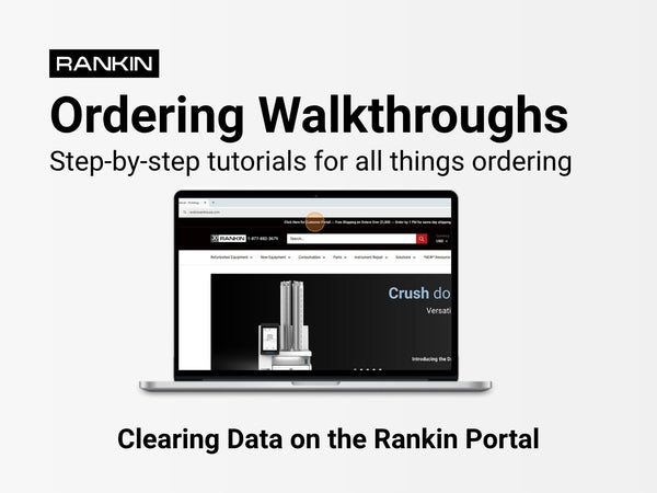 Clearing Data on the Rankin Portal