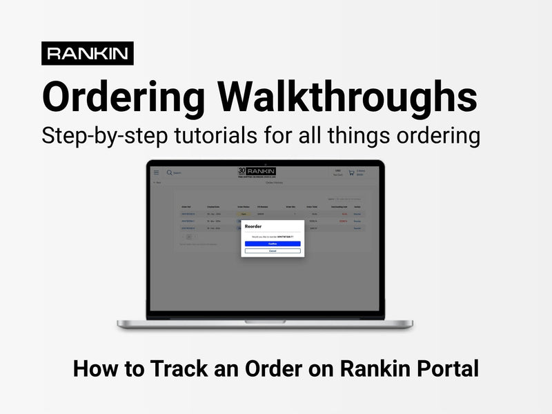 How To Track an Order on Rankin Portal