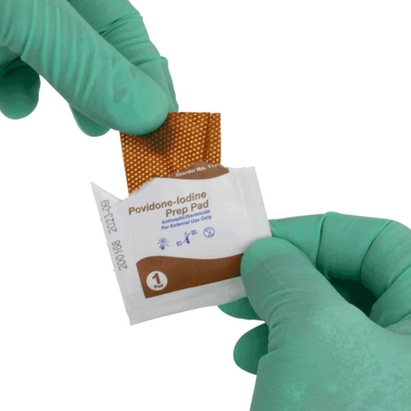 Povidone Iodine Prep Pads (BX/100)