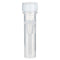 Microtube, 0.5mL, Self-Standing, Attached Screwcap for Color Insert, with O-Ring, STERILE, PP, 500/Bag, 2 Bags/Unit