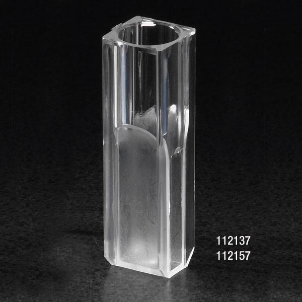 Cuvette, Semi-Micro, 2.9mL, with 2 Clear Sides, PS, 100/Tray, 10 Trays/Unit
