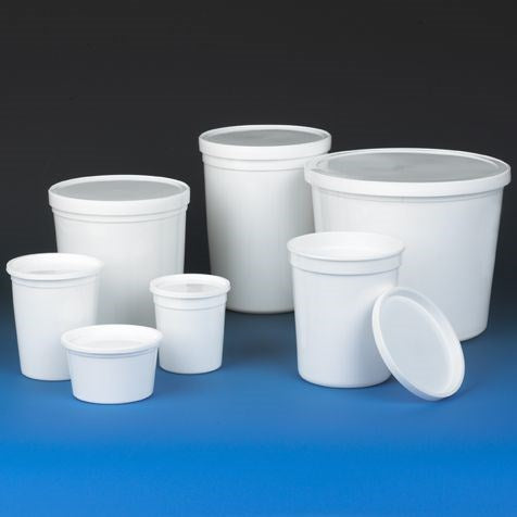 Snap Lid Containers, White