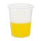 Container, Multi-Purpose, PE, Economy Style, 16oz (480mL), Separate Snap Lid, Natural