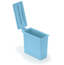 Stainless Slide Stain Set, Hinged Lids