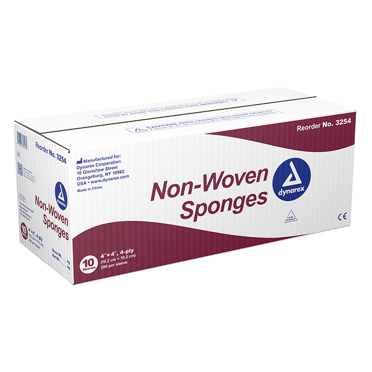 Non-Woven Sponges (4-Ply)