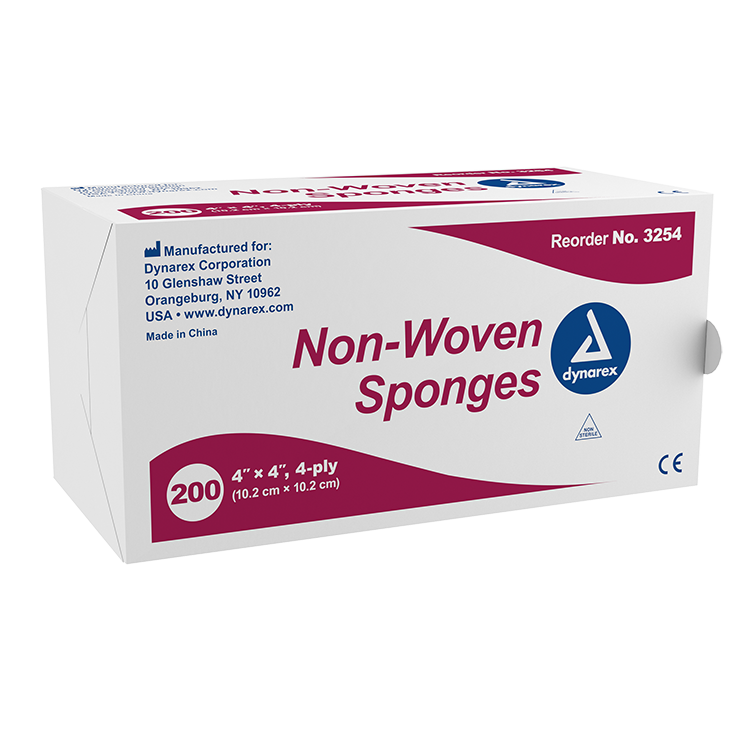 Non-Woven Sponges (4-Ply)