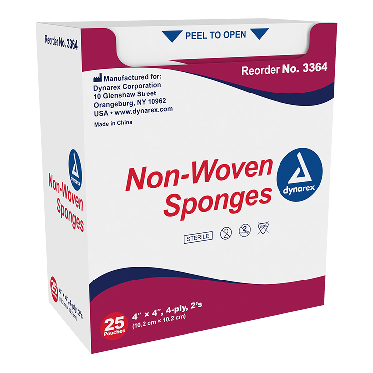 Non-Woven Sponges (4-Ply)