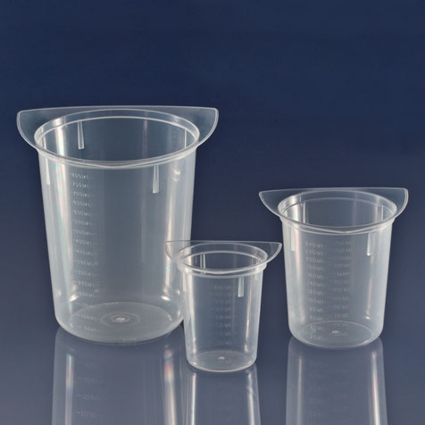 Tri-Corner Beakers - Clarified Polypropylene