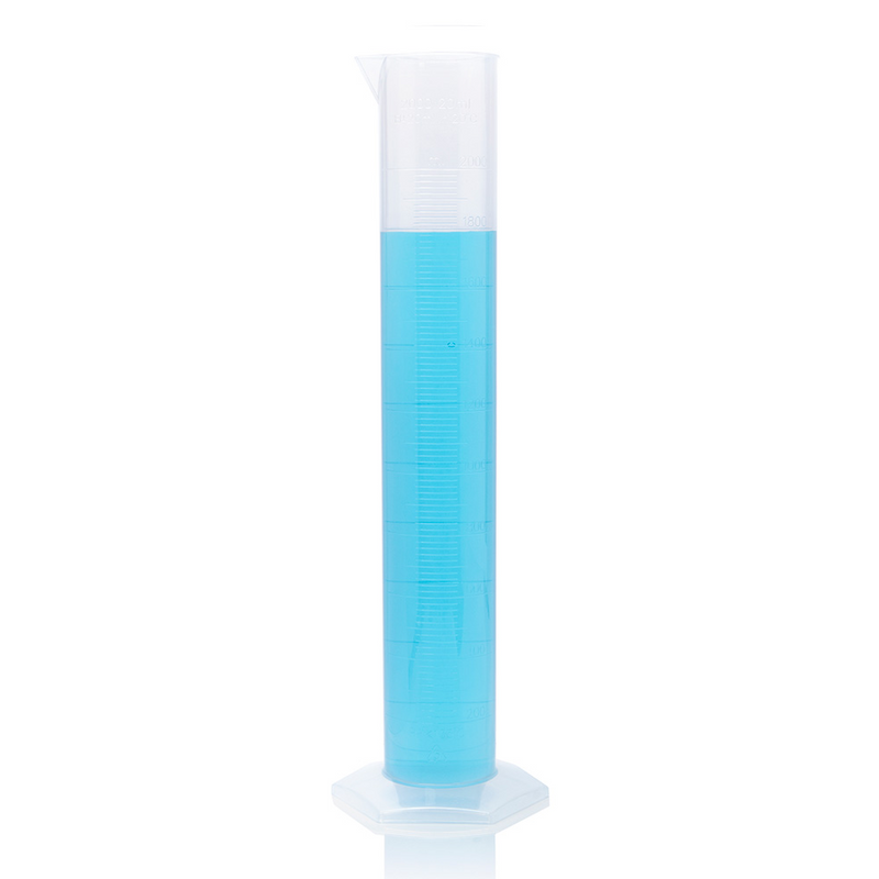 Cylinder, Measuring, Diamond Essentials, Class B, PP, Molded Graduations, tall form, 2000mL