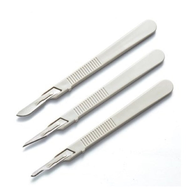 Disposable Plastic Scalpels, Sterile (Box of 10)