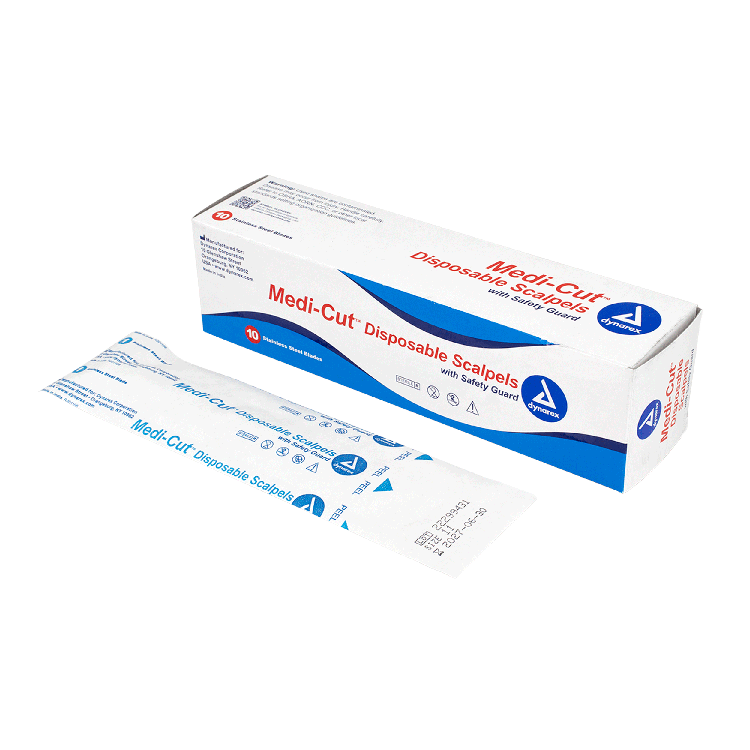 Disposable Plastic Scalpels, Sterile (Box of 10)