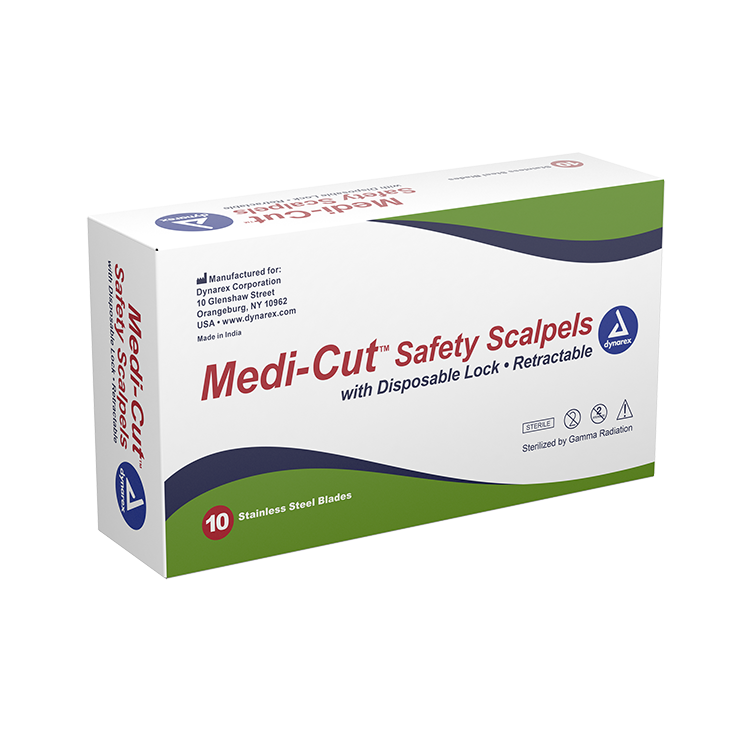 Retractable Safety Scalpels, Sterile (Box of 10)