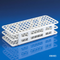 Snap-N-Rack Tube Rack for 12mm and 13mm Tubes, 90-Place, PP, White