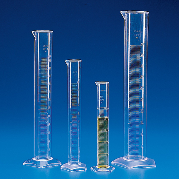 Graduated Cylinder, PMP (TPX), Molded Graduations, 25mL