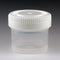 Container: Tite-Rite, 40mL (1.34oz), PP, 48mm Opening, Graduated, with Separate White Screwcap