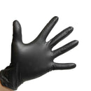 Black Nitrile Textured Gloves, 10 Mil