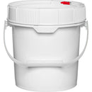 1.25 Gallon Screw Top Empty Specimen Container w/ Handle