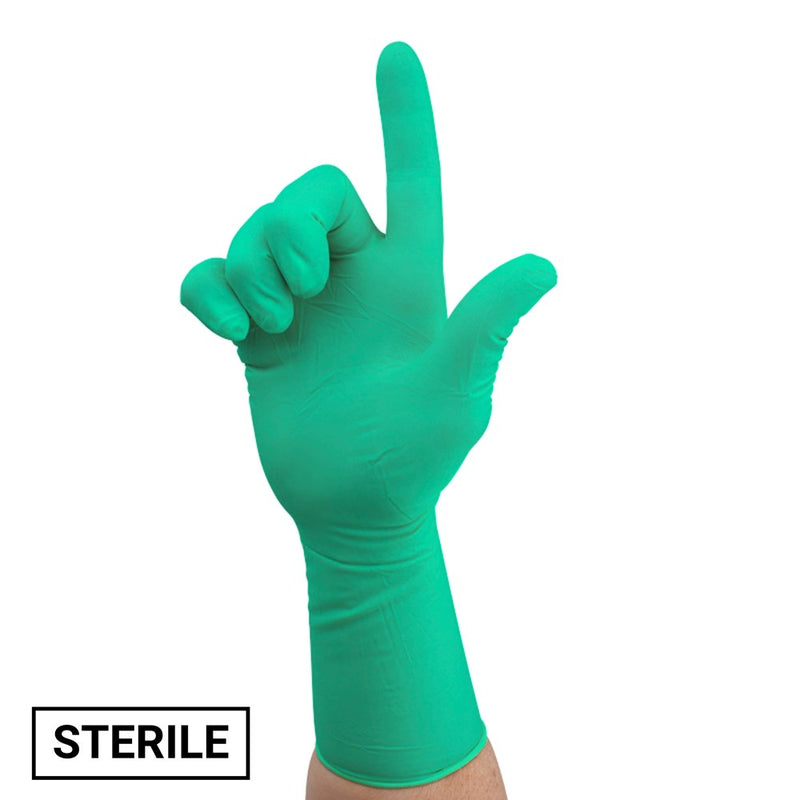 Sterile Nitrile Surgical Gloves, 5-8 Mil (50 Pairs/Box)