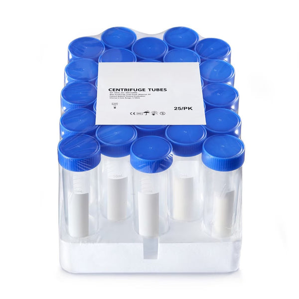 Centrifuge Tubes in Styrofoam Plate, 50mL (PK/25)