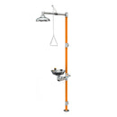 Emergency Shower/Eyewash Station, Stainless Steel