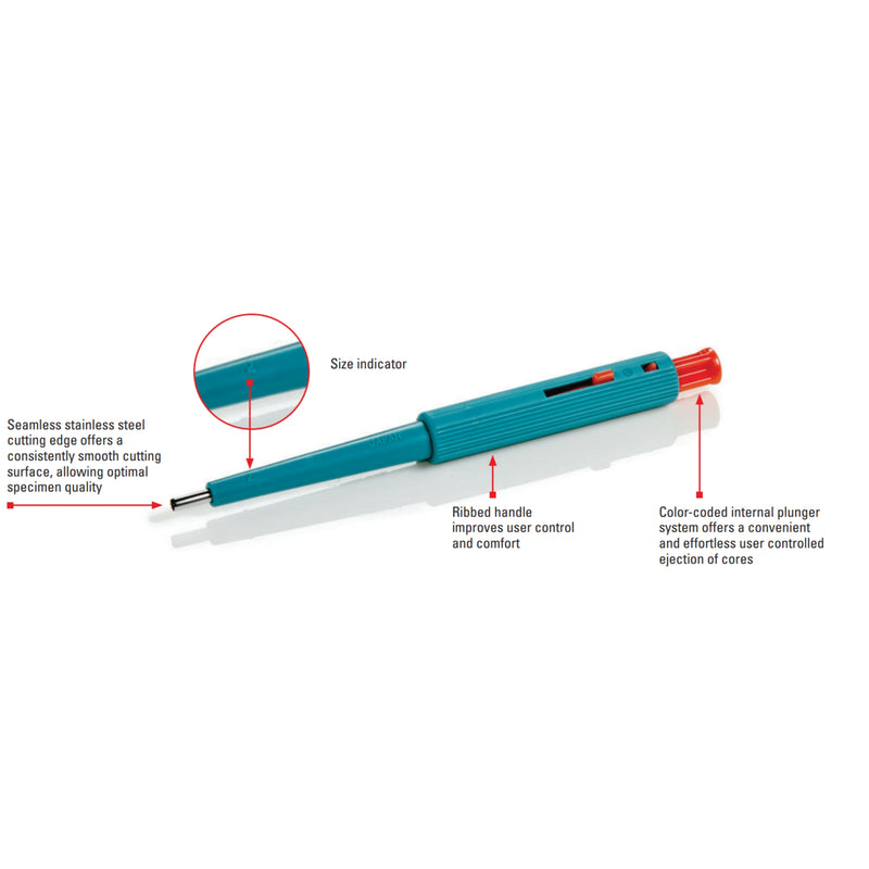 Retractable T-Sue Biopsy Punches (PK/4)