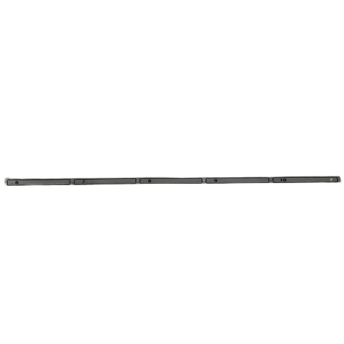 O68-625-01 Number Plate, middle, reservoir rack, (USED) - Sakura VIP 5