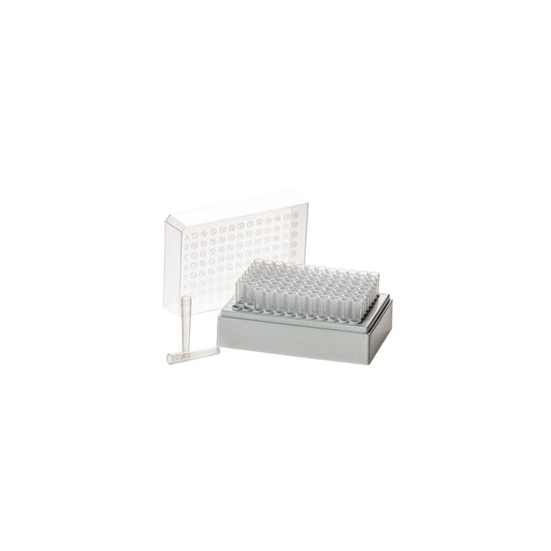 SIMPORT BIOTUBE FOOTPRINT RACKS - Rack, 96 Plain Individual Tubes, Non-Sterile, 10/cs