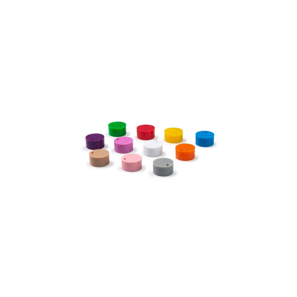 SIMPORT CAPINSERT FOR CRYOVIAL TUBES - Yellow Capinsert, 500/bg