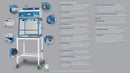 Air Science Purair BASIC Fume Hood, laboratory equipment with safety sash and ventilation system for chemical fumes.
