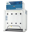 Air Science Purair Advanced fume hood for laboratory safety, featuring a wide workspace and ventilation equipment.