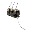 Used Bayer Hematek 2000 slide sensing switch assembly repair part with electronic components and wiring.