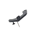 Used Bayer Hematek 2000 pump arm pin assembly repair part, showing the metal pump arm and pin for medical device maintenance.