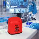 Pack of 100 BenchBin hazardous waste biohazard bags for safe disposal of biological and hazardous materials.