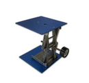Large Boekel Scientific Lab Jack measuring 8x8 inches, used for precise height adjustments in laboratory equipment.