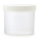 Large empty specimen jars by Cancer Diagnostics, 240 ml, clear plastic containers for laboratory specimen storage.
