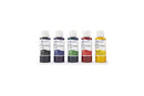 Set of five Flip-Top Tissue Marking Dyes by Cancer Diagnostics, in black, blue, green, red, and yellow for medical marking use.