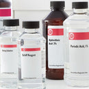500ml bottle of Hydrochloric Acid 2% consumables by Cancer Diagnostics, clear liquid in a safety container.