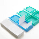 Blue Tri-Fold Biopsy Paper from Cancer Diagnostics, consumables for medical testing, shown in the image.