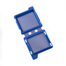 Blue CellSafe Biopsy Capsule from Cancer Diagnostics, a pack of 100 consumable capsules for medical biopsy procedures.
