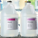 Millonigs PBF phosphate buffered gal consumables by Cancer Diagnostics, showing a large container of buffer solution.