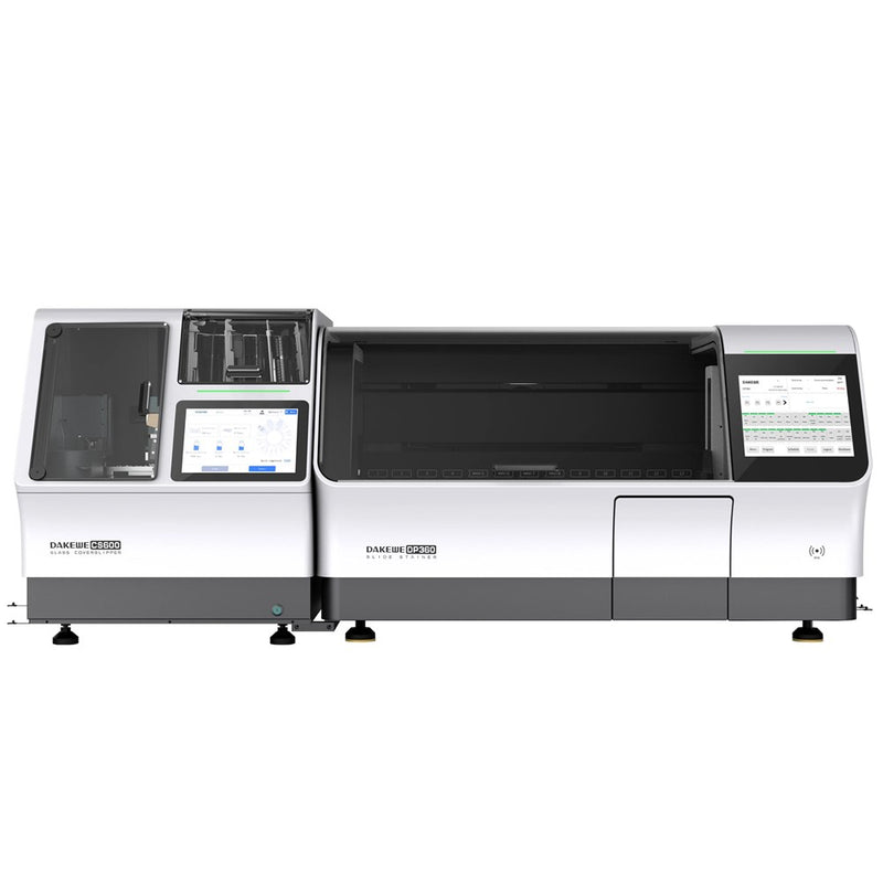 Dakewe DP360 & CS600 Slide Stainer Coverslipper Workstation