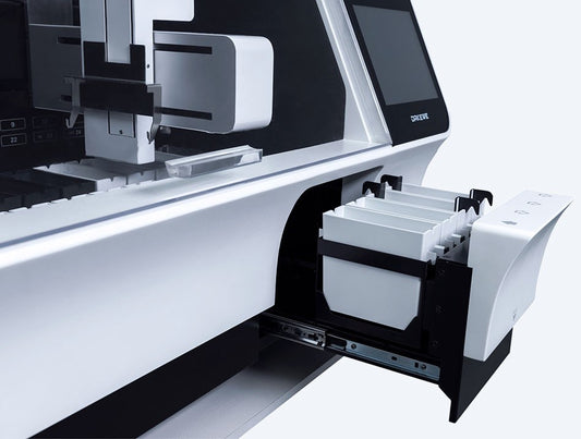 Dakewe DP360 H&E Slide Stainer equipment used for histology slide staining in laboratories