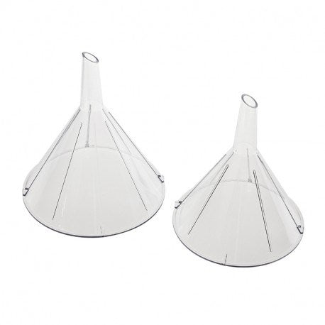 SIMPORT DISPOSABLE FUNNELS - 65mm Funnel, Polystyrene, 100/cs