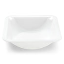 Set of 12 white Globe Scientific square weighing boats, 10ml capacity, 45x45mm, for laboratory consumables and precise measurements.