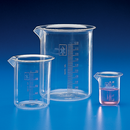 Globe Scientific Griffin Style Beaker in 2000ml, made of polymethylpentene with molded graduation marks for laboratory use