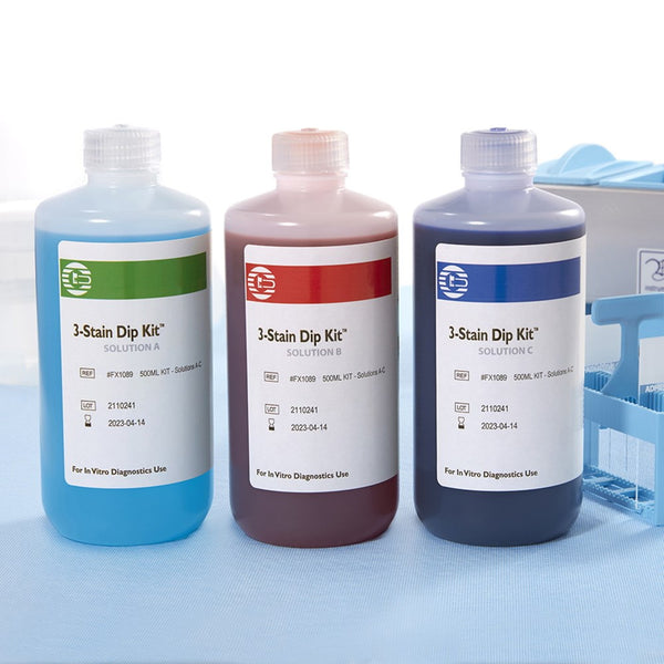 3-Stain Dip Kit, (A-C), Gallon