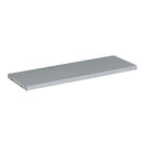 Justrite additional shelf for flammable safety cabinets, sturdy equipment for secure storage, shown inside the cabinet.