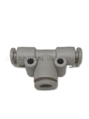 Used Leica Hose Connector T-Piece small repair part for Leica CV5030 ultrasound system, shown in the image.